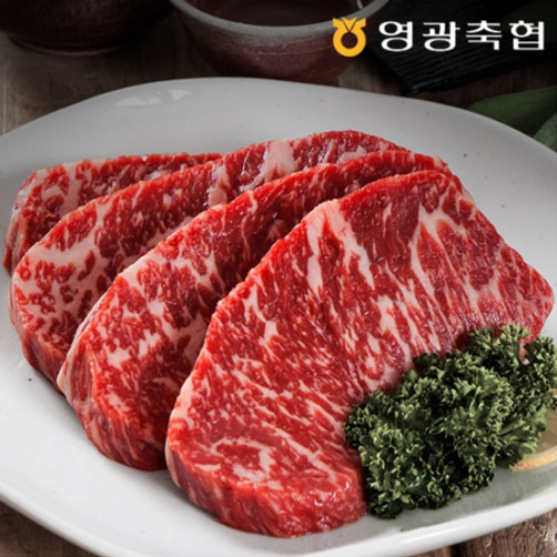 보리愛 알뜰구이세트 3호 한우채끝 290g (145g * 2개)