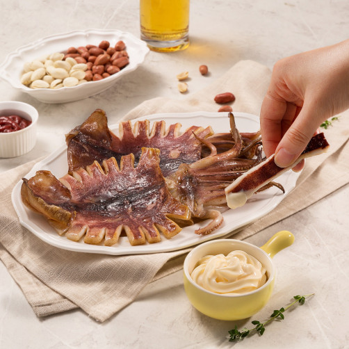 [경북산불피해] 경북 영덕 반건조 오징어 대5미(750g 내외)