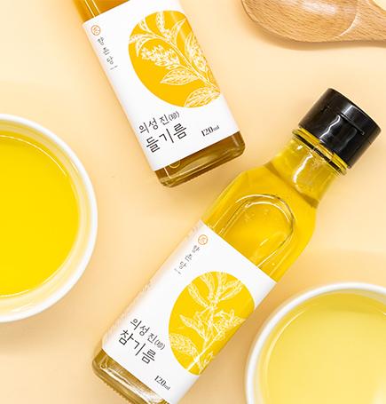 [경북산불피해] 60년 전통 저온압착 참·들기름(참기름 120ml+들기름 120ml)