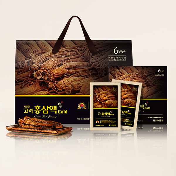 6년근 홍삼 저온추출 고려홍삼액 골드 3L(100ml*30포)