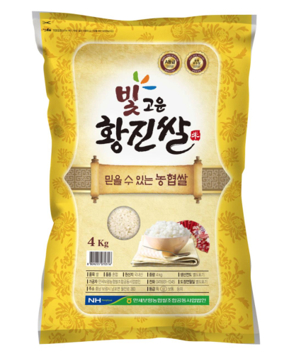 보령농협 황진쌀 '24년산 햅쌀 12kg(4kg*3개)