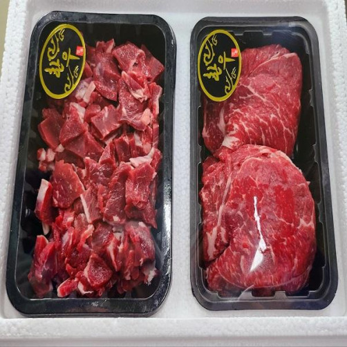 한우 세트 700g(국거리 350g+불고기 350g)