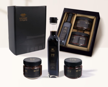 우리 전통방식 그대로, 장류세트(고추장500g+된장500g+간장300ml)