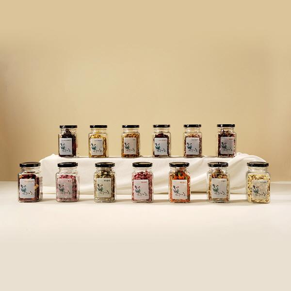 국내산 유기농 꽃차 15종 중 택1