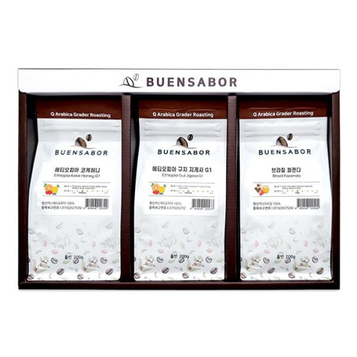 스페셜티 원두 3종 선물세트 600g(200g*3봉)