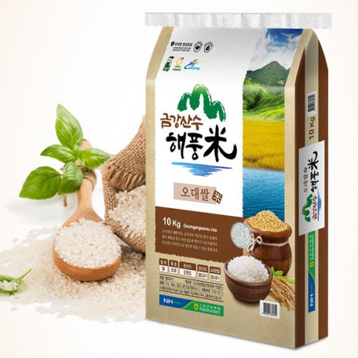 단일품종 오대벼 금강산수해풍미 상등급 10kg