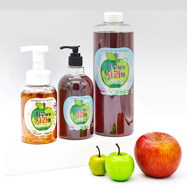 친환경 1종 주방세제 세트(주방세제 0.4kg+리필 1kg+핸드워시 300ml)