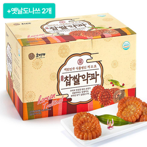 [설특선] 호정가 찹쌀약과세트 3kg+옛날도나쓰 2개입 *100개한정