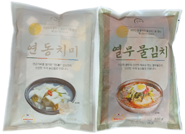 물김치 명인 1호 열우물 동치미 물김치 세트 3kg(동치미+열무물김치 0.5kg*6개)