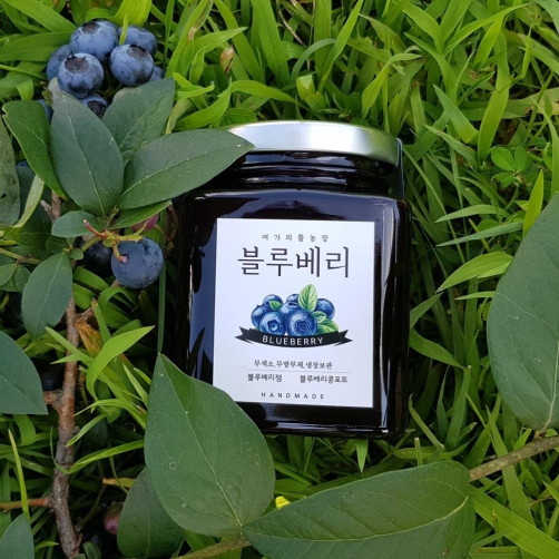 여가의뜰농장 수제 블루베리콩포트잼 2구세트 540g(270g*2병)