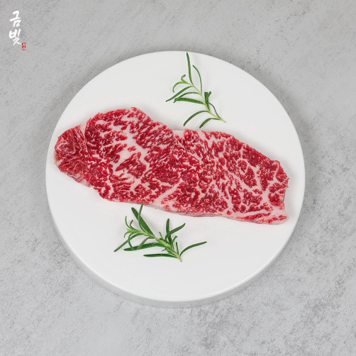 한우1+등급, 채끝 400g(구이용, 스테이크용 중 택 1)