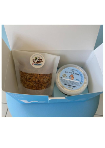 고단백 A2 그릭요거트&그래놀라 455g(요거트 300g+그래놀라 155g)