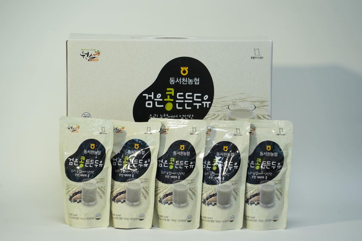 자연 그대로의 맛 검은콩 든든두유 5.55L(185ml*15개*2박스)