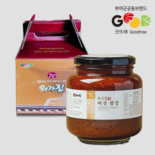 명인이 생산한  버섯쌈장 선물세트 1kg
