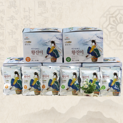 황진이 황태진미채 300g(매운맛, 순한맛 중 택1 30g*10개)