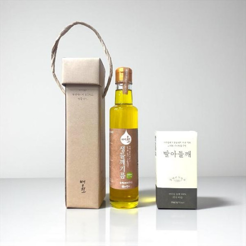 매헌 생들기름 250ml 1병 냉압착 (사은품) 발아들깨 1박스