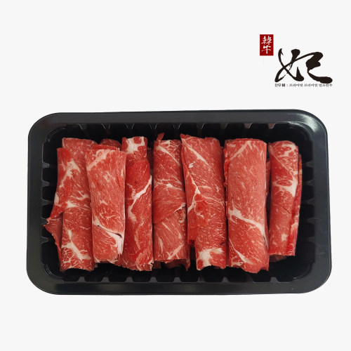 한우비 한우 1+등급 냉동 암소 샤브샤브 600g(차돌 300g+등심 300g)
