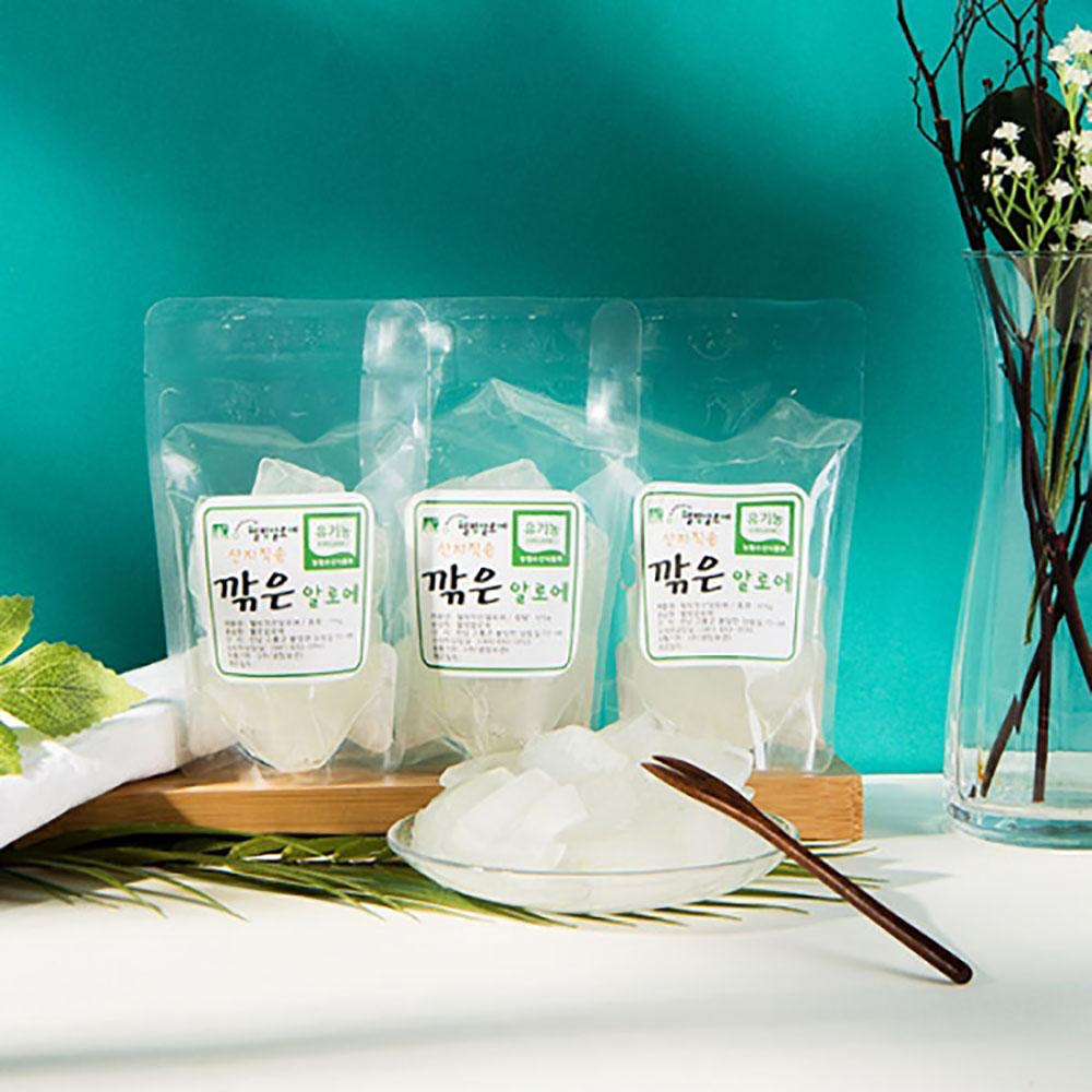 산지직송 유기농 깎은 알로에 20팩