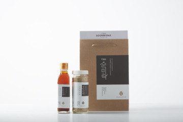 100% 국산 순미락 선물세트(들기름 180ml+볶음참깨 140g)
