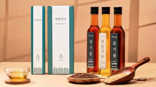 바른곡식 냉압착 참기름 260ml