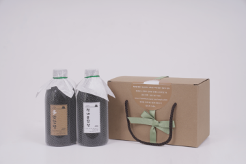 청내골 조선간장 맛간장 세트 1L(조선간장 500ml+맛간장 500ml)