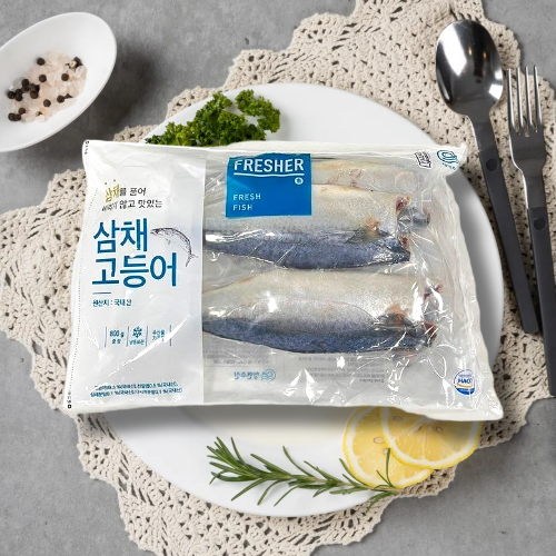 HACCP인증 비린내 가시제거 국내산 삼채고등어1.6kg(800gx2봉)