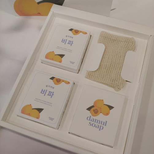 비파 주방비누 세트 450g(주방비누 3구*150g+린넨 비누망) 비파 주방비누 세트 450g(주방비누 3구*150g+린넨 비누망)