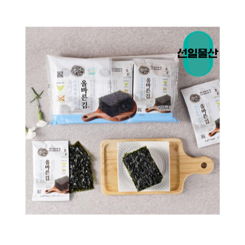 김이가 올바른김 3g x 90봉 (270g)