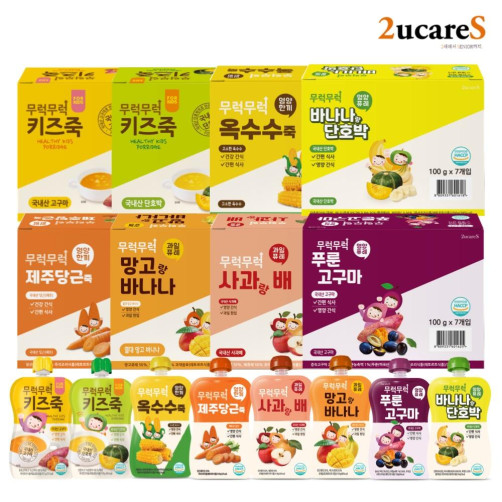 영양퓨레 키즈죽 14팩(고구마, 단호박, 제주당근, 옥수수, 고구마, 바나나단호박 등) 영양퓨레 키즈죽 14팩(고구마, 단호박, 제주당근, 옥수수, 고구마, 바나나단호박 등)