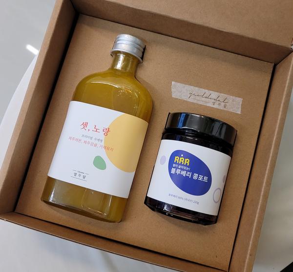 셋노랑 300g+블루베리 콩포트 220g