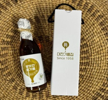 국산 참기름 1구 선물세트 350ml+선물박스