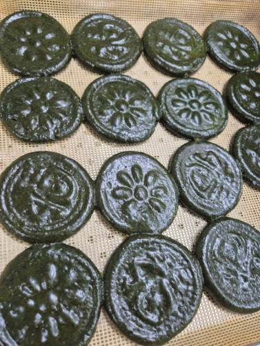 국산모시 담백한 쑥갠떡 1박스 2.5kg(50개입)