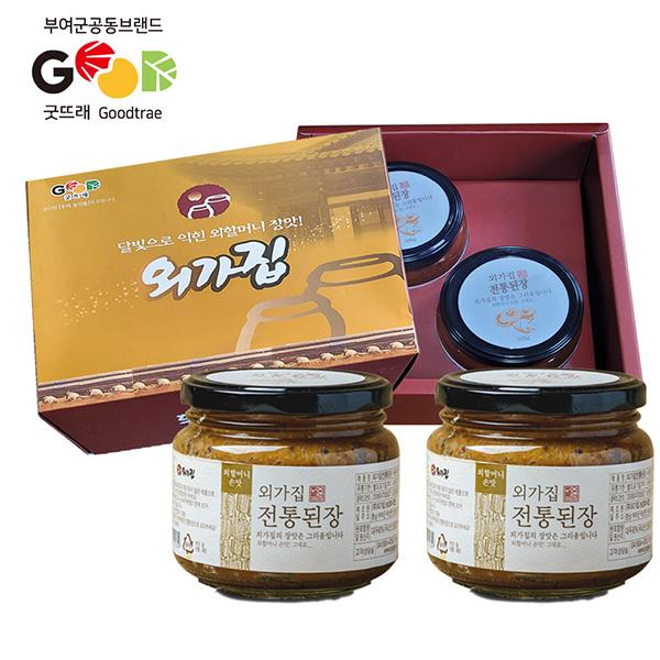 100% 국내산 농산물 전통된장 선물세트 1kg(0.5kg*2병)