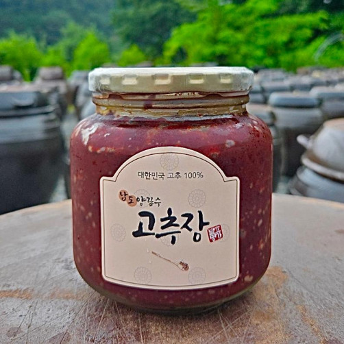 100% 국산 고추 남도양길수발효식품 전통 고추장 900g