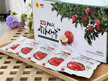 100% 사과 농부애땅 행복한 사과즙 4.8L(120ml*40포) 100% 사과 농부애땅 행복한 사과즙 4.8L(120ml*40포)