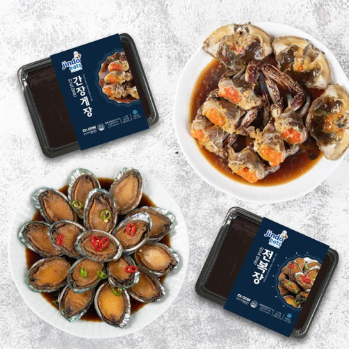 간장게장&전복장 세트 840g(간장게장 420g+전복장 420g)