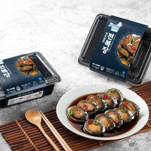 진도담은 전복장 840g(숙성전복 5미 전복장 420g*2세트)