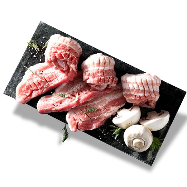 도드람한돈 칼집 삼겹살 구이용 1kg(500g*2팩)