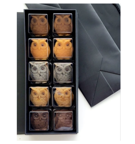 수리부엉이 찹쌀구움떡 10구(도라지, 단호박, 흑임자, 치즈, 초코 각 2구씩)