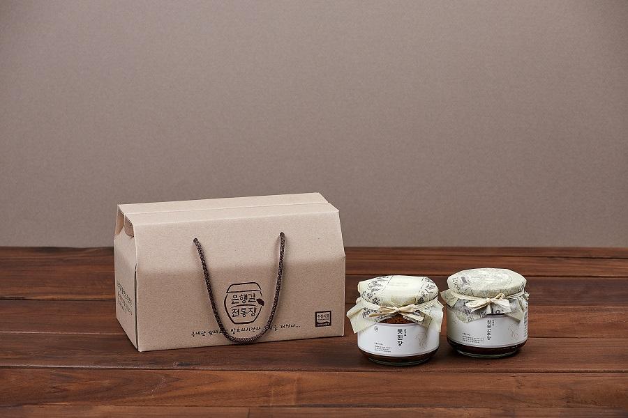 은행길전통장 2종세트 1kg(톳된장 500g+찹쌀고추장 500g)