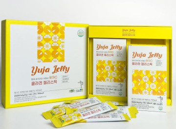 보물섬 유자C 콜라겐 젤리스틱 560g(20g*14개*2박스)