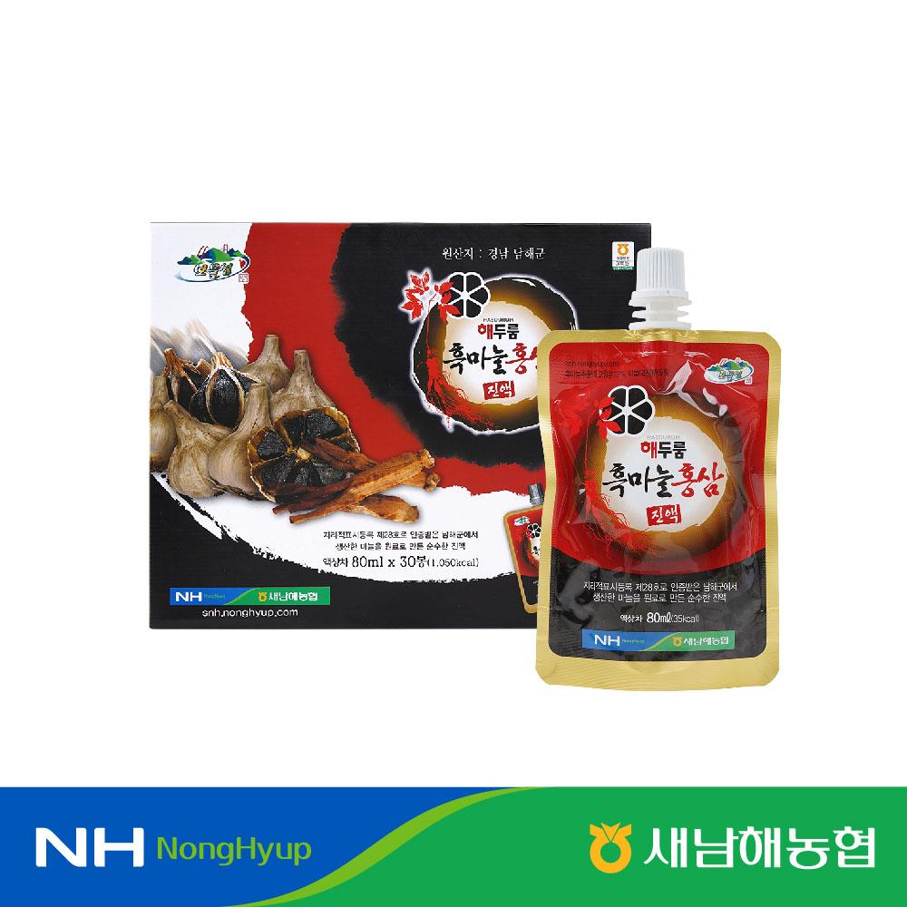 100% 국내 흑마늘홍삼진액 2.4L(80ml*30포)