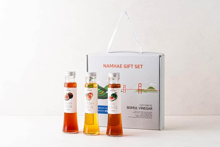 5년 자연발효식초 3종 세트 300ml(무화과, 수박, 약복숭아 각 100ml)