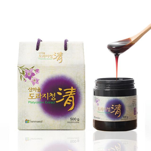 100% 국내산 도라지와 유기농 쌀 올리고당 도라지청 500g