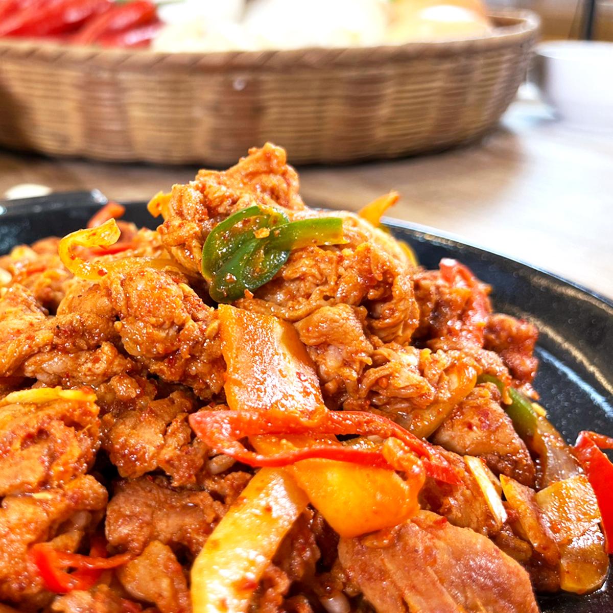 지리산 흑돼지 고추장제육볶음 1.2kg(0.2kg*6팩)