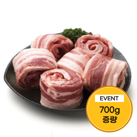 [이벤트] 곡성 축협 저온숙성 신선한 한돈 구이용 삼겹살 1.5kg(0.8kg+0.7kg)