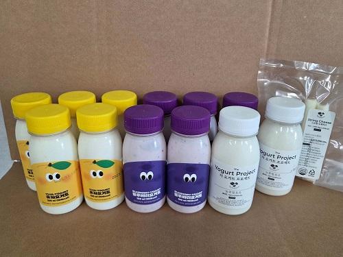 요거트&치즈세트 1.15kg(유자, 블루베리 각 750ml+플레인 360ml+치즈 40g)