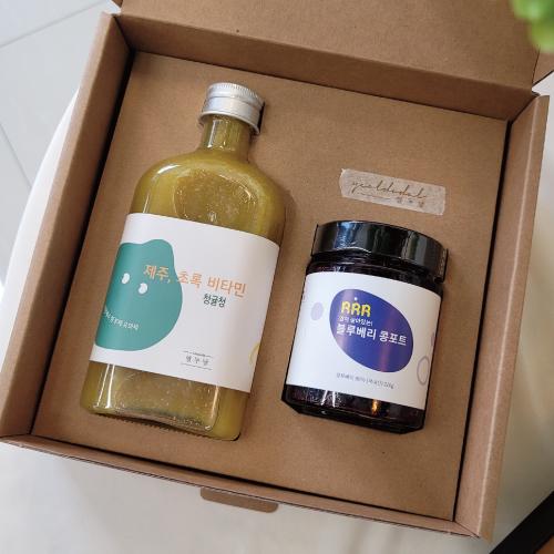 열두달 청귤청+ 블루베리 콩포트