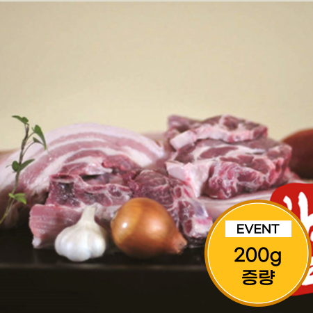 [이벤트] 100% 국내산 생 삼겹살 1.6kg(1.4kg+0.2kg)