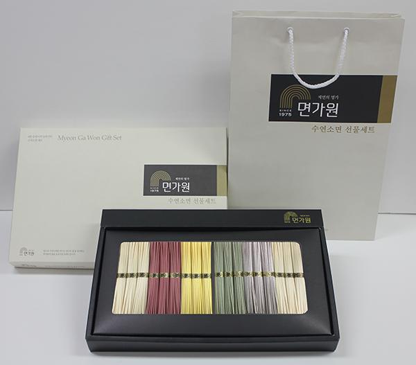 오색소면 5호세트 1.8kg(오리지널, 홍국, 단호박, 쑥, 흑미 각 0.15kg*2봉)